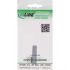 InLine USB4 adapteris, USB-C kištukas / lizdas vertikalus dešinėn/kairėn lenktas, aliuminis, pilkas