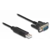 DeLOCK USB 2.0 į RS-232 adapteris 50 cm FTDI Juodas