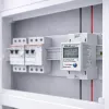 Energijos skaitiklis QOLTEC Vienfazis DIN-bėgis 230V (MPN 50979)