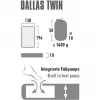 Čiužinys stovyklavimui Dallas Twin 41033 (citronella)