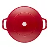 Staub Roaster Chistera 28 cm apvali vyšninė raudona 40511-474-0