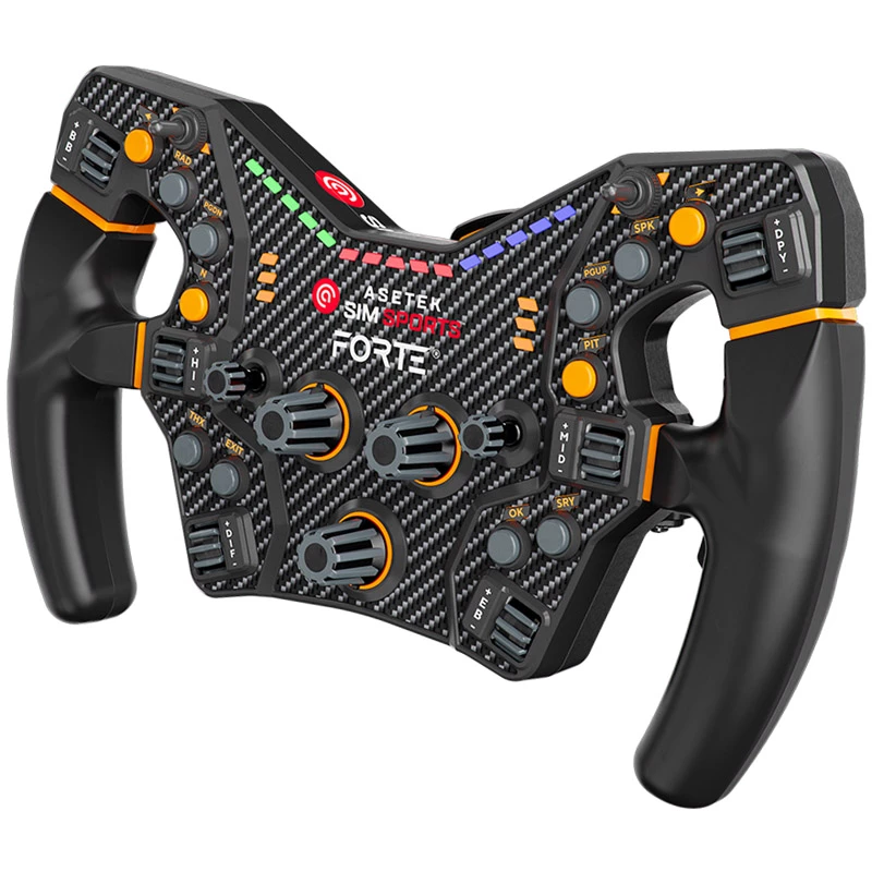 Asetek SimSports Invicta vairaračio bazė (27 Nm) + Forte Formula vairaratis