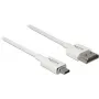 HDMI kabelis DeLOCK 85148 0,5 m A tipo (HDMI) į D tipo (Micro HDMI) baltas