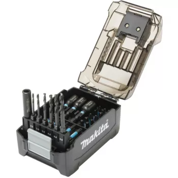 Gręžtų rinkinys Makita E-22866 — 31 vnt., įvairių dydžių medžiui, metalui, mūrui