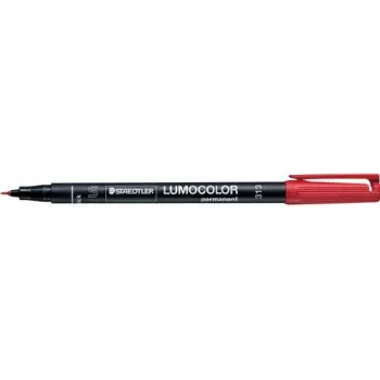 Staedtler Permanentinis Markeris 313-2 Raudonas 10 vnt. – Bullet Antgalis
