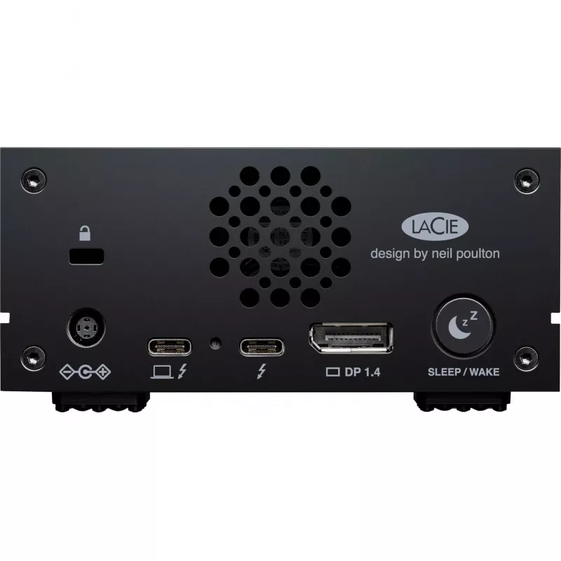 LACIE 1big Dock 8TB Thunderbolt 3 + USB 3.1 8,9cm 3,5 colio išorinis standusis diskas MAC PC pilka