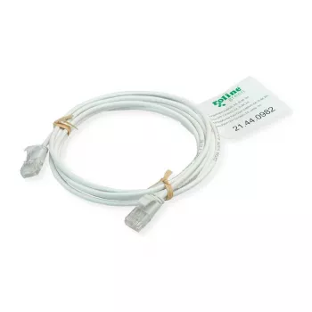 ROLINE GREEN UTP Patch Cable Cat.6A (Class EA), LSOH, plonas, Mėlyna, 0,15 m