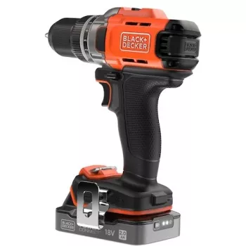Belaidis gręžtuvas-suktuvas Black & Decker BCD382D2XK 18V su 2x 2Ah akumuliatoriais