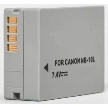 Papildoma įkraunama ličio jonų baterija NB-10L 1200 mAh