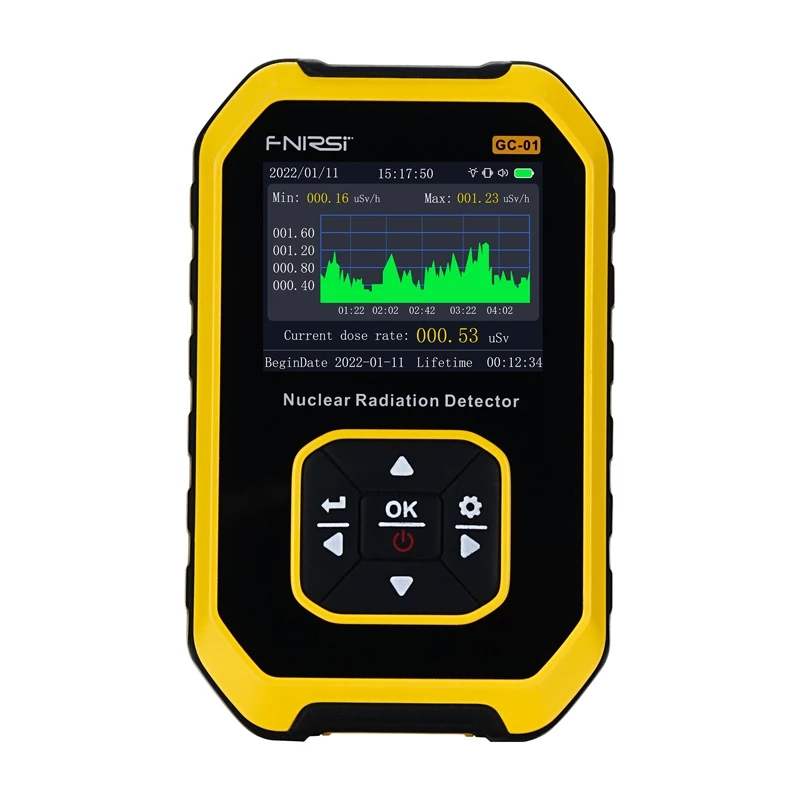 FNIRSI GC-01 branduolinės spinduliuotės detektorius