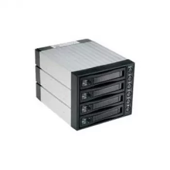 Fantec SNT-BA3141-1 – S-ATA 3x 5,25 colio (13,30 cm) korpusas 4x 2,5 colio (1 colio) kietiesiems diskams, juodas (2052)