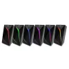 Media-tech MT3172 Black 2.0 stereo garsiakalbiai su RGB apšvietimu ir Bluetooth 5.0