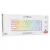 Laidinė mechaninė klaviatūra White Shark Shinobi-2 (GK-004211) — US išdėstymas, Red jungikliai, balta