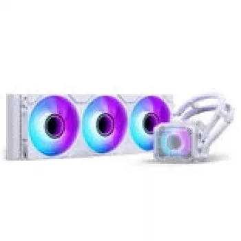 PHANTEKS XT Pro Ultra korpusas su grūdinto stiklo langais, D-RGB + Glacier One 360M25 Gen2 DRGB, 360 mm, komplektas - Baltas
