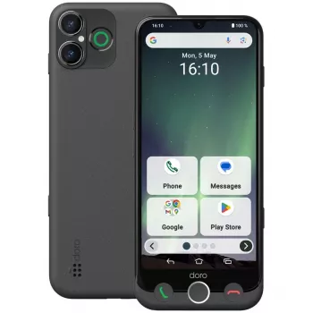 Išmanusis telefonas Doro Aurora A30 6.1 colio 128GB Juodas