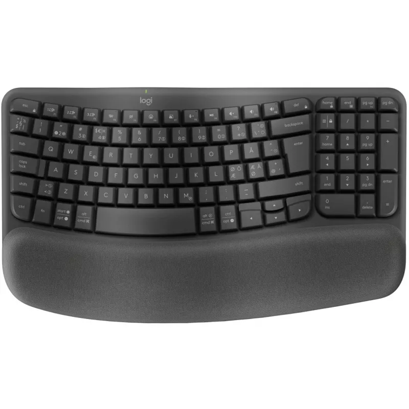 LOGITECH WAVE KEYS FOR BUSINESS GRAPHITE PAN - 2.4 GHz / BT NORDIC-613 - B2B