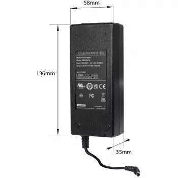 Maitinimo šaltinis ALLNET EM10951M 54V 1.85A DC 5,5×2,1 mm