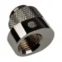 Adapteris BitsPower X-Cross G1/4 colio vyras į G1/4 colio moterį, 5 mm poslinkis, blizgus juodas