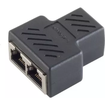 Lyties keitiklis RJ-45 S-Conn BS08-01040 juodas