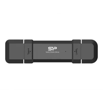 Silicon Power Marvel Xtreme DS72 - USB-Flash-Laufwerk - 500GB - USB 3,1 Gen 2 / USB-C 3,2 Gen 2 - Schwarz (SP500GBUC3S72VPK)