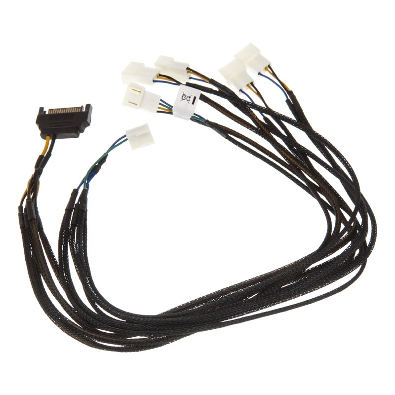 Akasa Flexa FP5S PWM skirstytuvas (5 ventiliatoriams) - Pintas, 45 cm (AK-CBFA07-45)