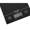 Adler AD 3138 b Mechaninės virtuvinės svarstyklės, juodos, stačiakampės