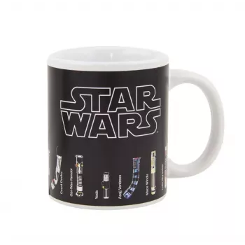 Paladone Star Wars Heat Change puodelis su šviesos kardais