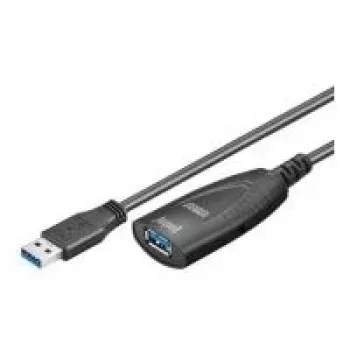 USB laidas Goobay 5 m USB 3.0 USB 3.2 Gen 1 USB A juodas