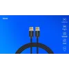 DisplayPort kabelis SAVIO CL-166 2 m Juodas — DisplayPort 1.4, kištukas-kištukas, paauksuoti kontaktai