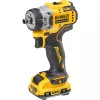 Pistolinė rankena gręžtuvas DeWalt DCD703L2T-QW — 12V, 3.0Ah x2, 1500 aps./min., 10 mm be raktelio griebtuvas, 25,5 N·m, 0,9 kg
