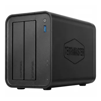 Tinklo saugykla (NAS) TERRAMASTER F2-425 Intel Celeron N5095 4 branduoliai 2 GHz 4 GB DDR4 2 lizdai