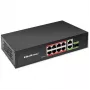 Eterneto jungiklis QOLTEC 52297 PoE RJ45 su PoE Uplink ir SFP prievadu