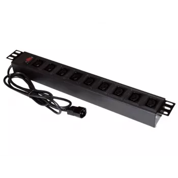 ALANTEC 19 colių maitinimo juosta – 9 lizdai UPS – C14 kištukas (PZ010)