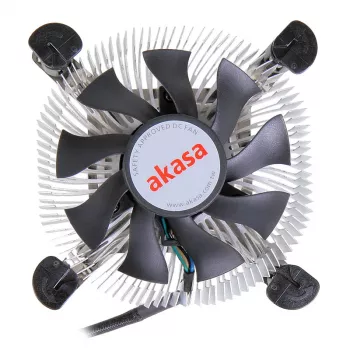 Akasa AK-CCE-7106HP procesoriaus aušintuvas juodas, sidabrinis