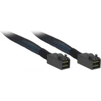 Inter-Tech vidinis SAS kabelis - SAS 12Gbit/s - 4x Mini SAS HD (SFF-8643) į 4x Mini SAS HD (SFF-8643) - 1,0m - Juodas/Mėlynas (88885006)