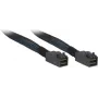 Inter-Tech vidinis SAS kabelis - SAS 12Gbit/s - 4x Mini SAS HD (SFF-8643) į 4x Mini SAS HD (SFF-8643) - 1,0m - Juodas/Mėlynas (88885006)