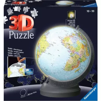 Ravensburger 3D dėlionės gaublys su apšvietimu
