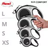 Flexi New COMFORT 8 m Juoda, Pilka Šunų Ištraukiamas Pavadėlis