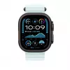 Apple 49 mm Ice Blue Ocean Band – Black Titanium Finish