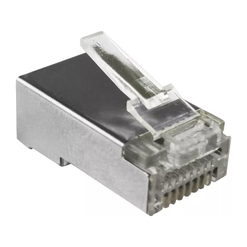 RJ45 STP Cat.5e tiesinis kištukas Alantec WT116 pakuotė po 100 vnt., ekranuotas 8P8C kabelių jungtis