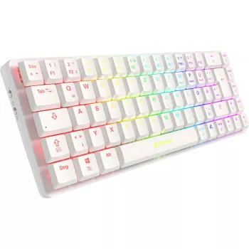 Sharkoon PureWriter W65 belaidė RF klaviatūra 65% QWERTZ vokiška juoda