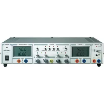 Voltcraft VSP 2410 laboratorinis maitinimo šaltinis, reguliuojamas 0,1–40 V/DC 0–10 A 809 W 3x