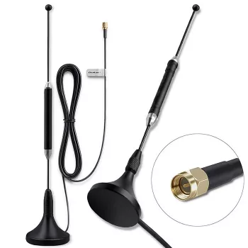 Išorinė 4G LTE antena QOLTEC 5 dBi 600–2700 MHz SMA jungtis 3 m kabelis