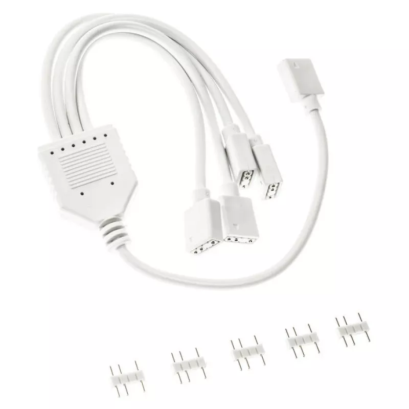 ARGB skirstytuvas Kolink PGW-AC-KOL-157 30 cm baltas 3-pin 5V ARGB jungtims