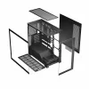 Korpusas MODECOM Volcano Stellar NF ATX midi tower, grūdintas stiklas, juodas, palaiko ATX/micro ATX, GPU iki 420mm, CPU aušintuvas 175mm