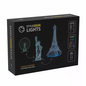 Manta SNL125RGB RGB 3D pastato dekoratyvinė LED lempa