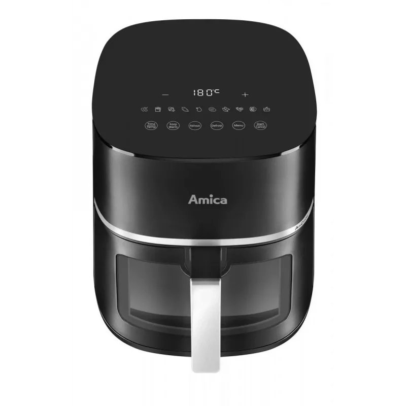 Kepimo be aliejaus aparatas AMICA AFM 6020 — 7 l, 1800 W, reguliuojama temperatūra ir laikmatis