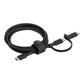 USB-C kabelis Belkin BoostCharge Pro 1,5 m USB-C / USB-C Lightning juodas