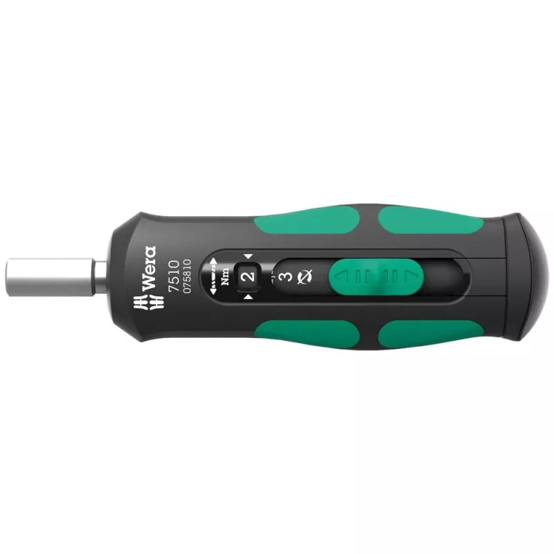 Wera 7510 vieno įrankio sukimo momento atsuktuvas 65 mm plotis 150 mm ilgis 35 mm aukštis