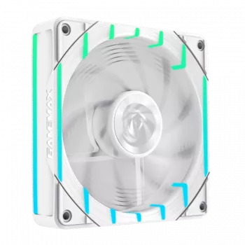 GAMEMAX TORNADO T12 ARGB-RW 120mm Baltas Atvirkštinės Mentės Kompiuterio Ventiliatorius